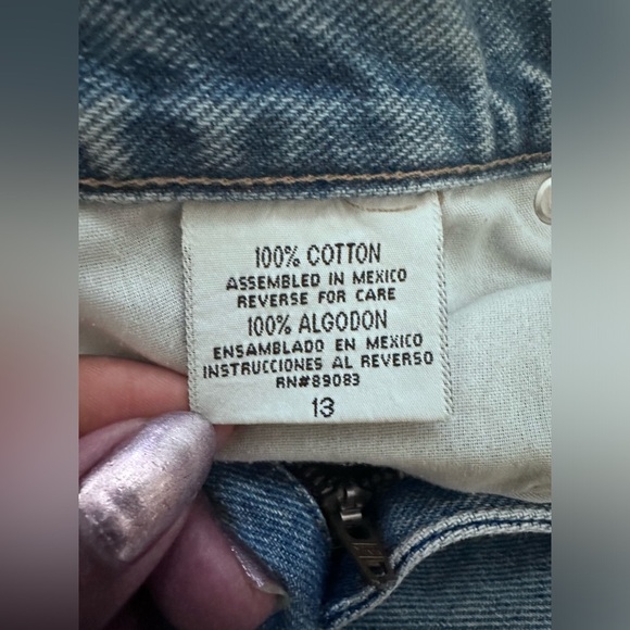 Vtg 90s LEI Embellished Denim Y2K Club Bratz Doll Skater Flare Bootcut Jeans 32” - Picture 10 of 11